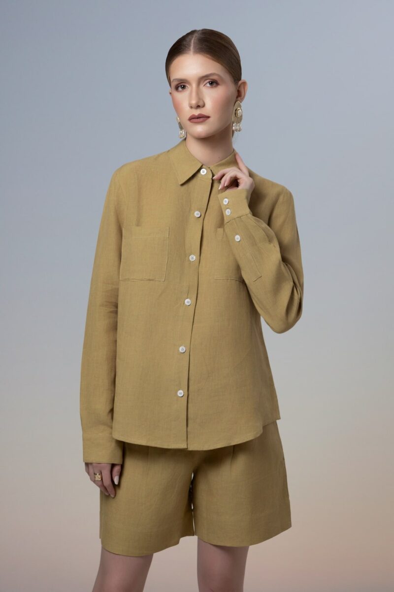 Camisa Canaria Casual - Alga, XS