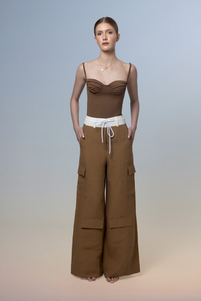 Calça Mazarrona Bicolor - Terra, XS